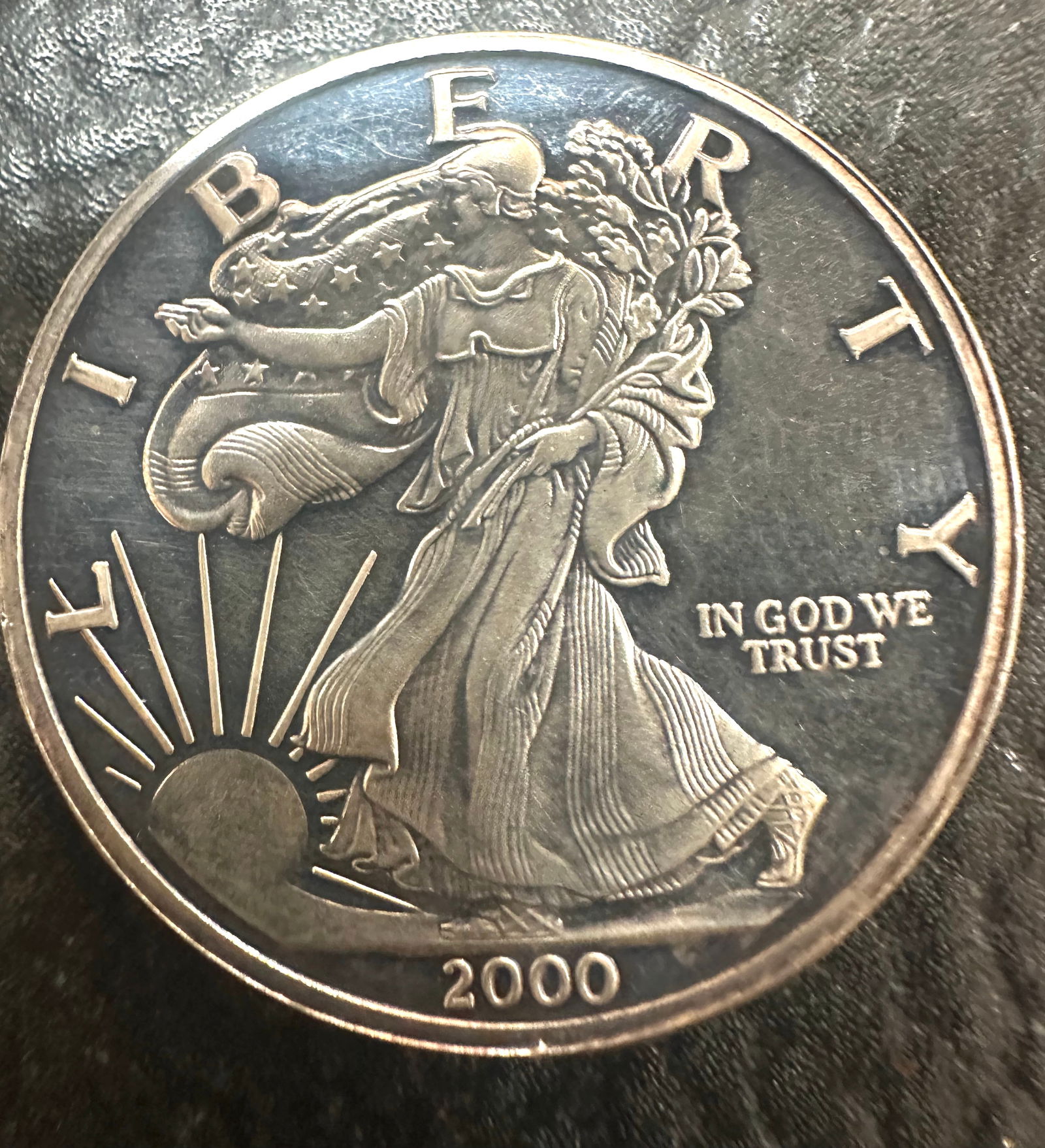 Silver Coin, The Dawn of a New Millennium, 2000: Silver Coin, The Dawn of a New Millennium, 20001 troy oz. FS