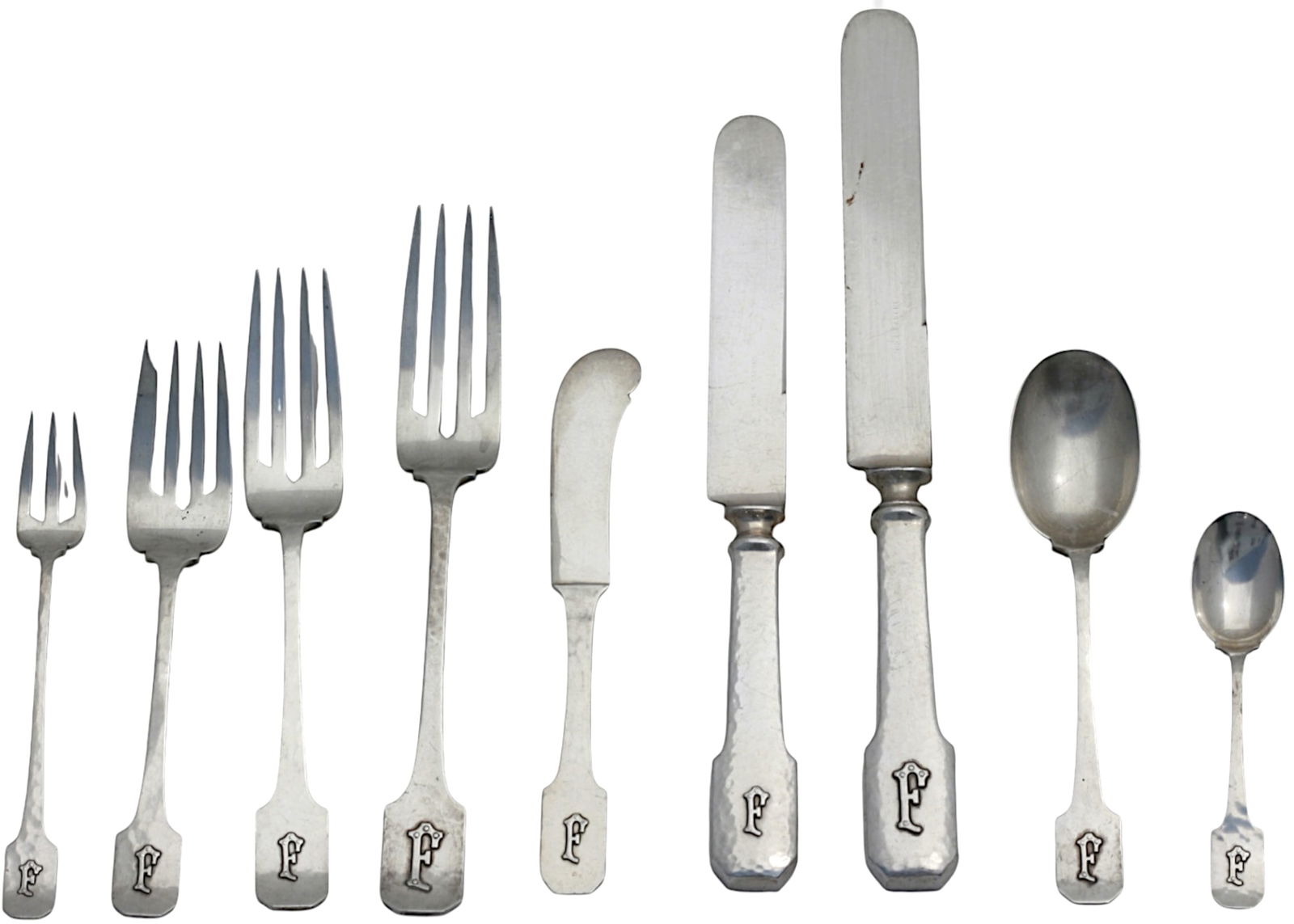 Shreve & Co. Sterling Silver Flatware Service, (1 of 10)