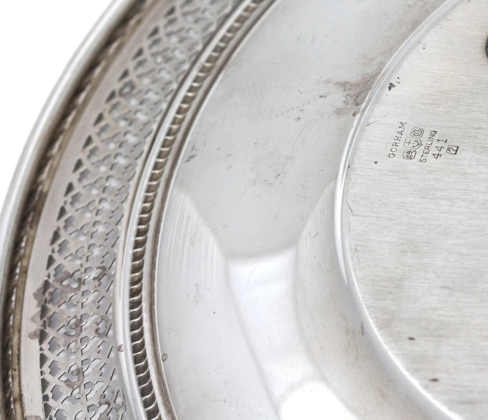 Gorham Sterling Silver Openwork Plate - 3