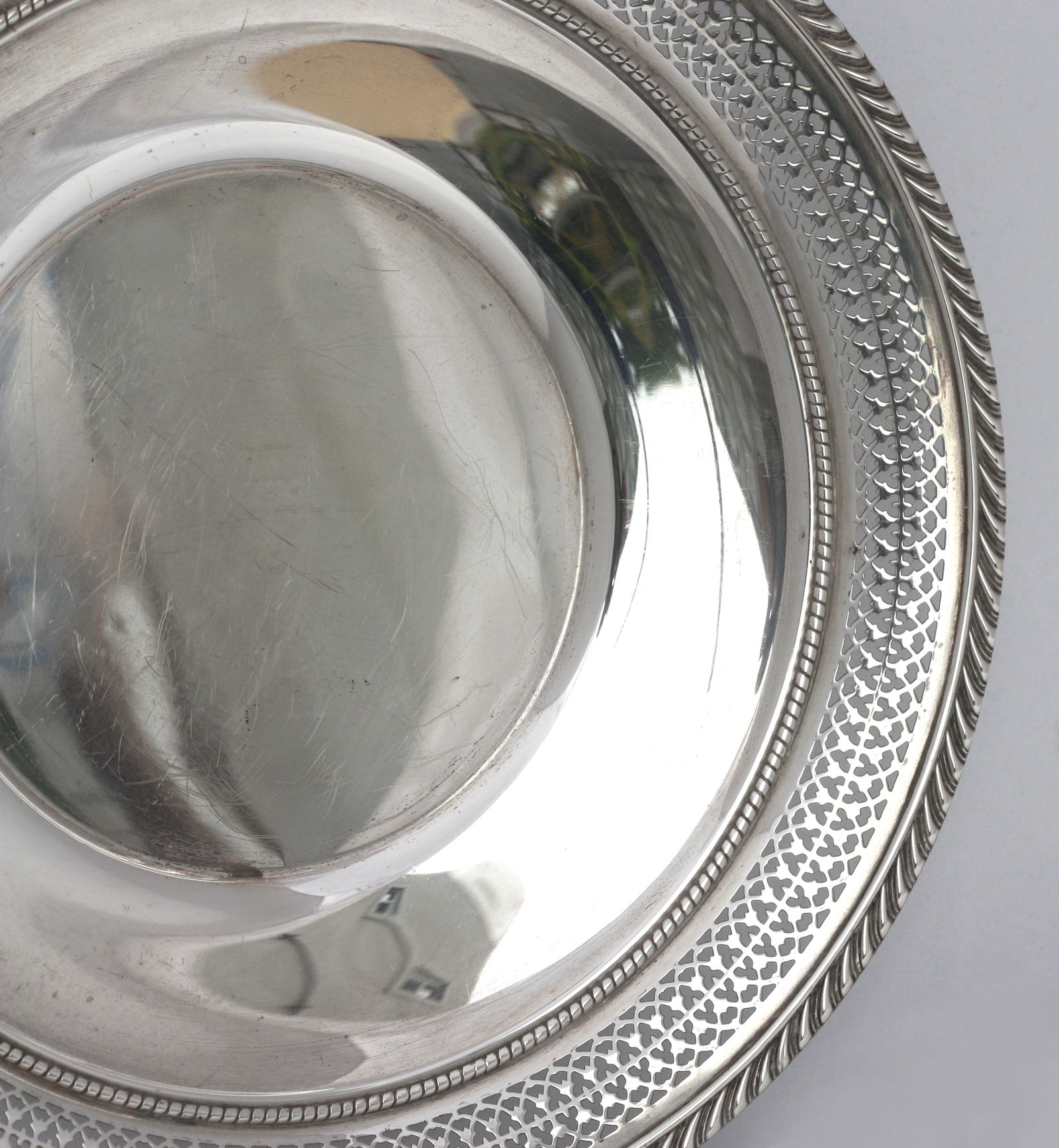 Gorham Sterling Silver Openwork Plate - 4