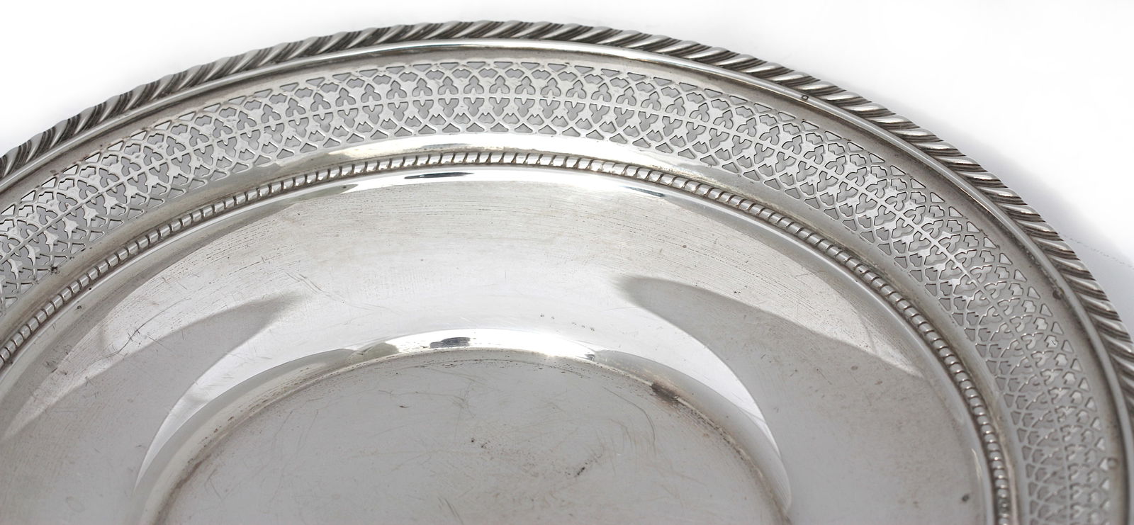Gorham Sterling Silver Openwork Plate - 6