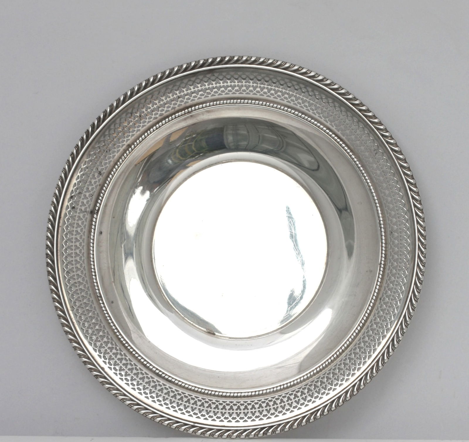 Gorham Sterling Silver Openwork Plate - 8