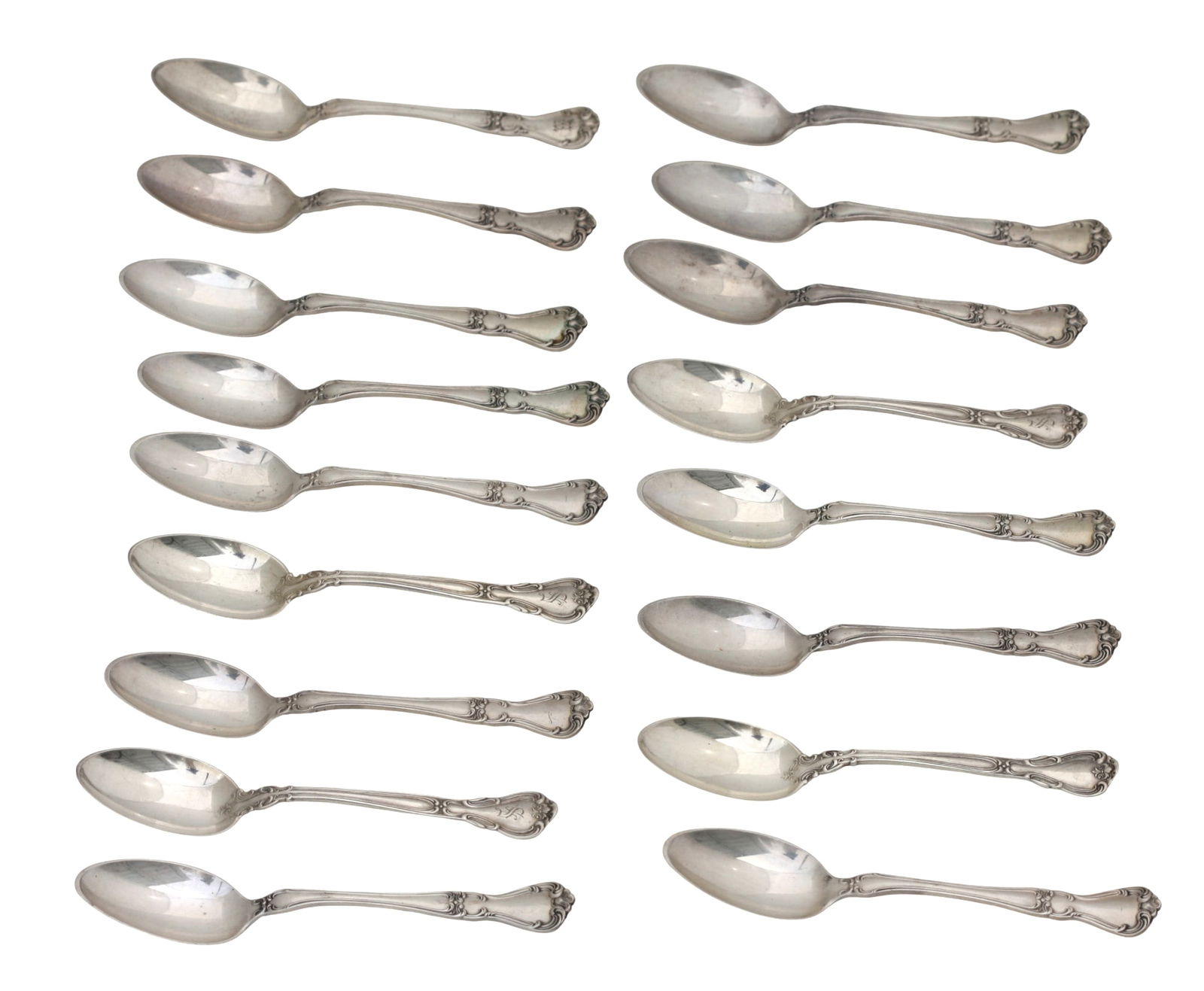 Seventeen Gorham Sterling Silver Teaspoons (1 of 9)