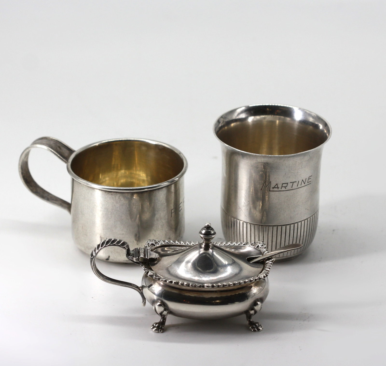 Three Silver Table Items - 5