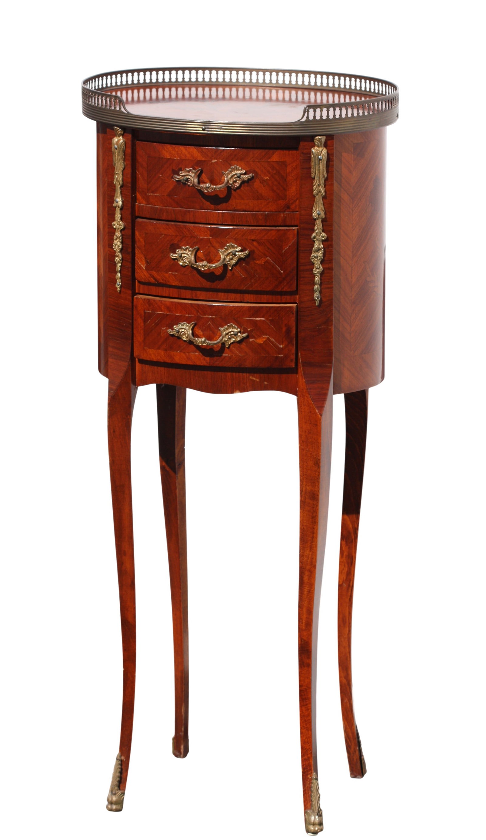 Louis XV Style Various Wood Tulipwood Table en Chiffonier (1 of 7)