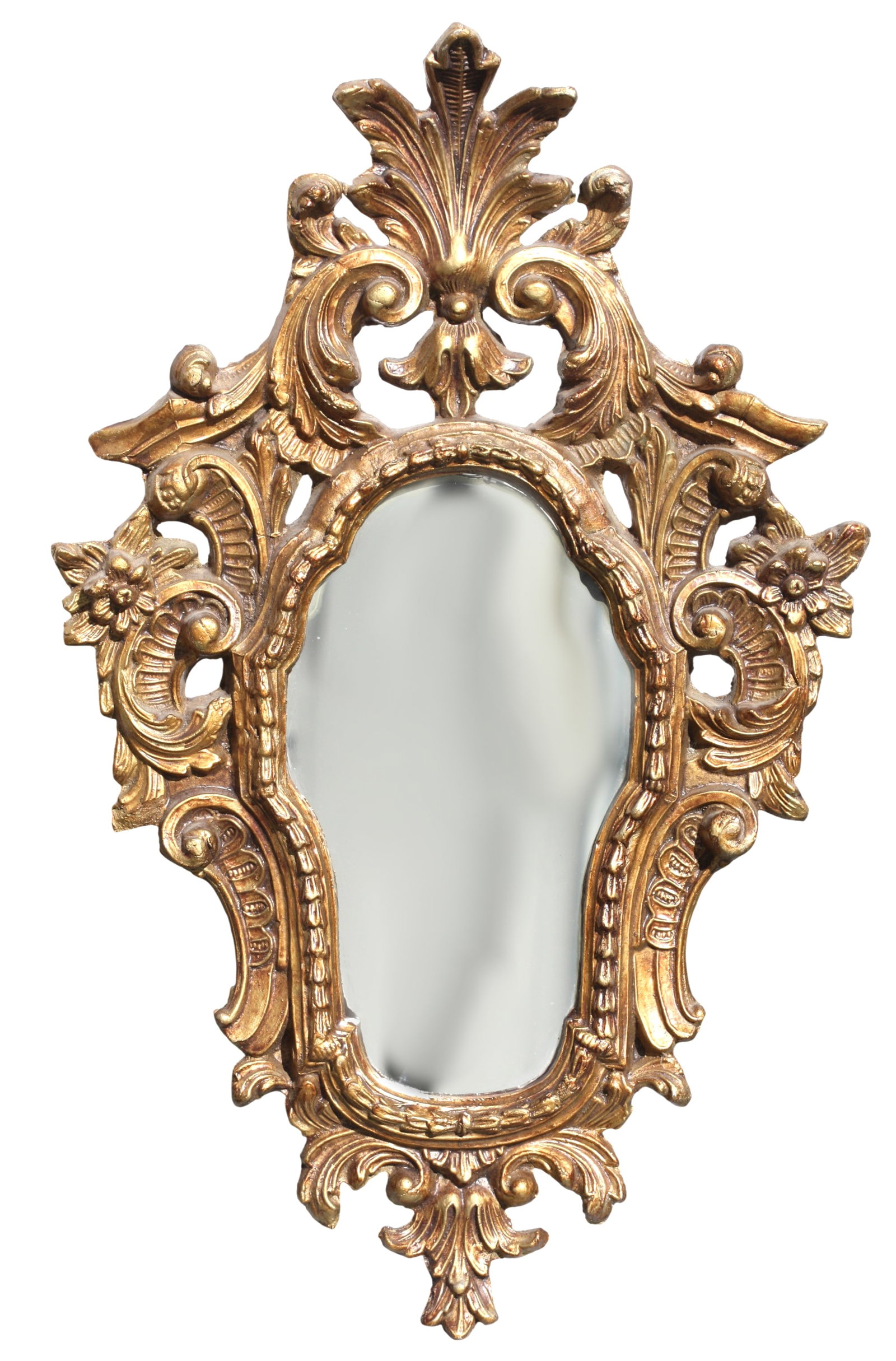 Rocco Style Gilt Wood Mirror (1 of 4)
