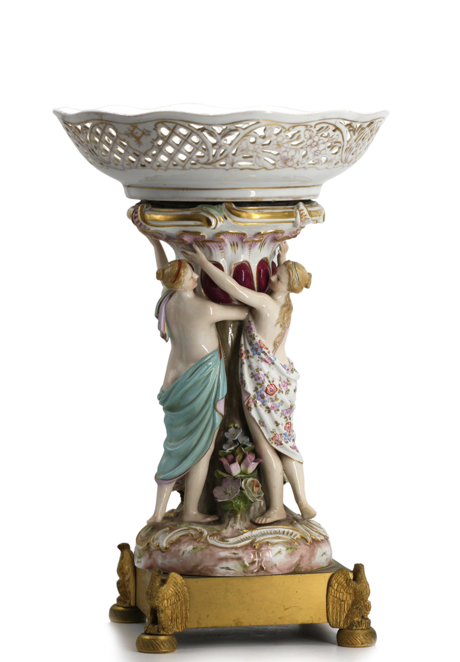 Continental Porcelain Figural Centerpiece (1 of 8)
