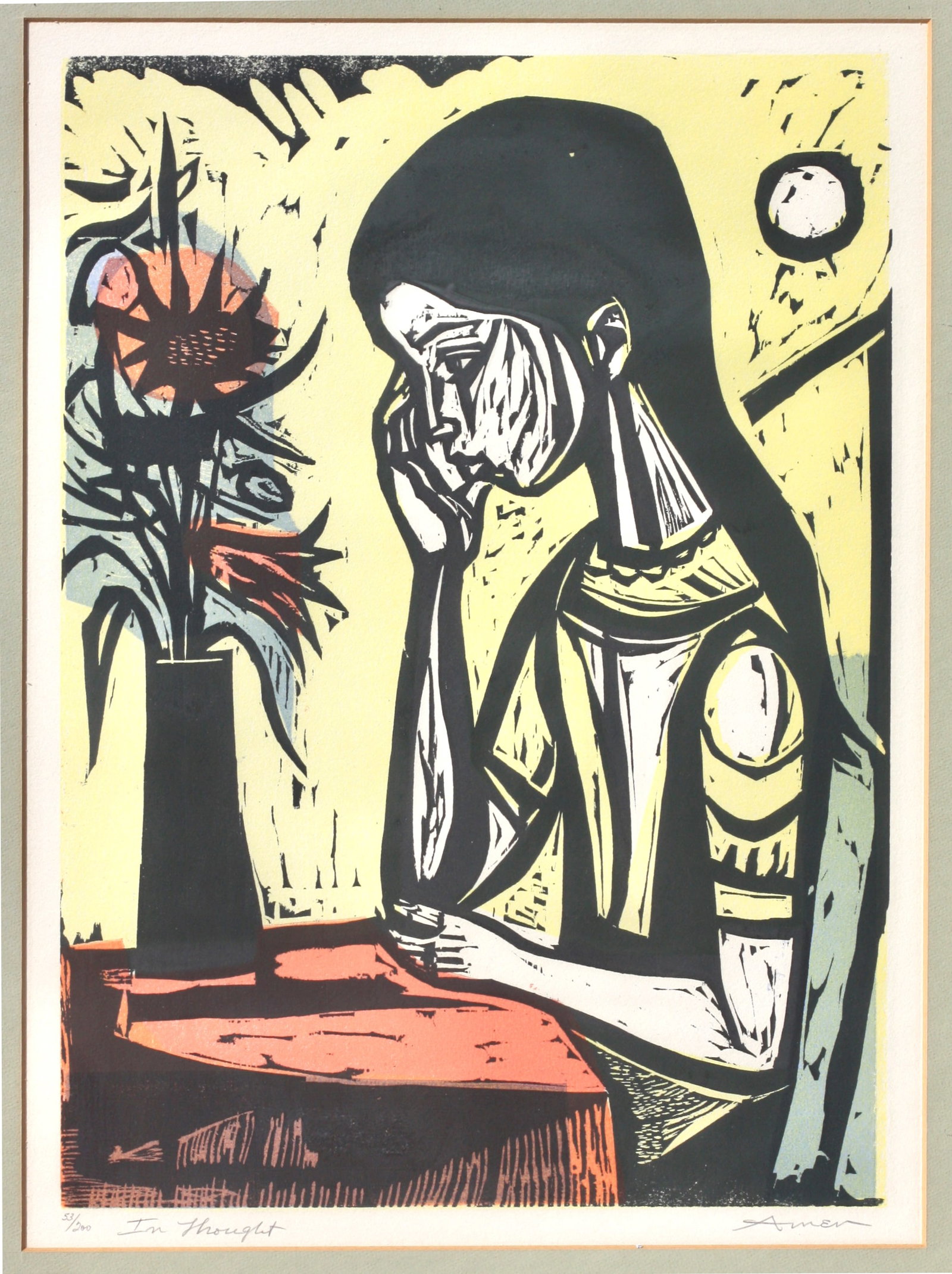 Irving Amen (American, 1918-2011), Lithograph (1 of 7)