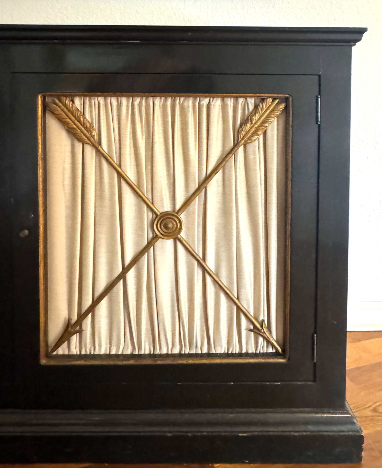 Regency Style Ebonized Side Cabinet - 3