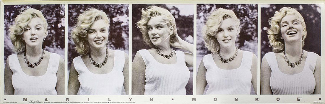Sam Shaw, (American, 1911-1999): Property Formerly from the Estate of A Palm Beach Lady Sam Shaw, (American, 1911-1999) Marilyn Monroe, 1991 photo lithographic in color “Photographs, Copyright 1991. Sam Shaw. The Estate of Marilyn