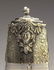 TWO VICTORIAN SILVER-PLATE ENGRAVED CLEAR GLASS CLARET - 4