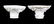 TWO CHINESE 'BLANC-DE-CHINE' PORCELAIN LIBATION CUPS