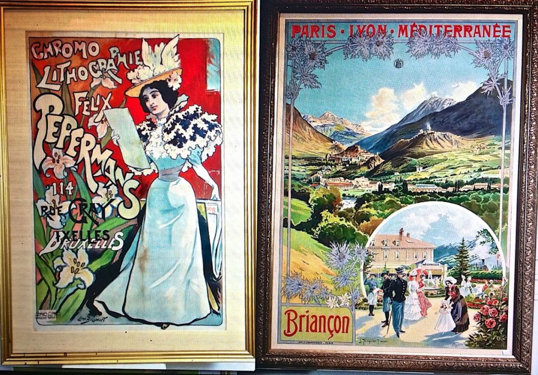 TWO FRENCH POSTERS: FELIX PEPPERMANS  & MOUNTAIN TRAVEL (1 of 3)