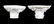 TWO CHINESE 'BLANC-DE-CHINE' PORCELAIN LIBATION CUPS