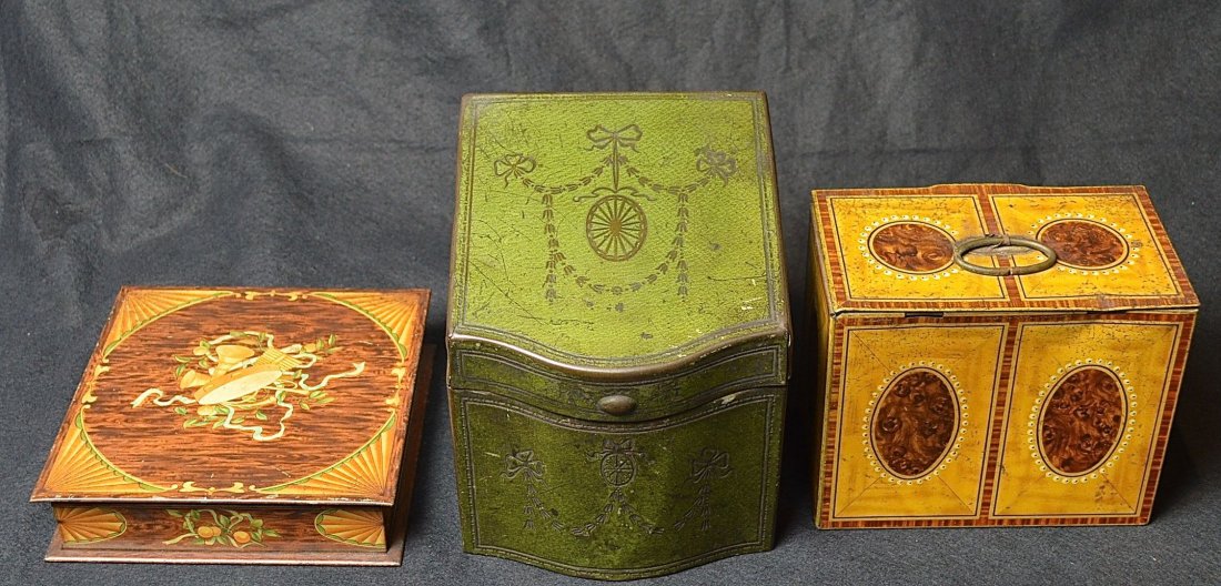 TWO H & P  BISCUIT TINS TOGETHER WITH A W. CRAWFORD LT. (1 of 8)