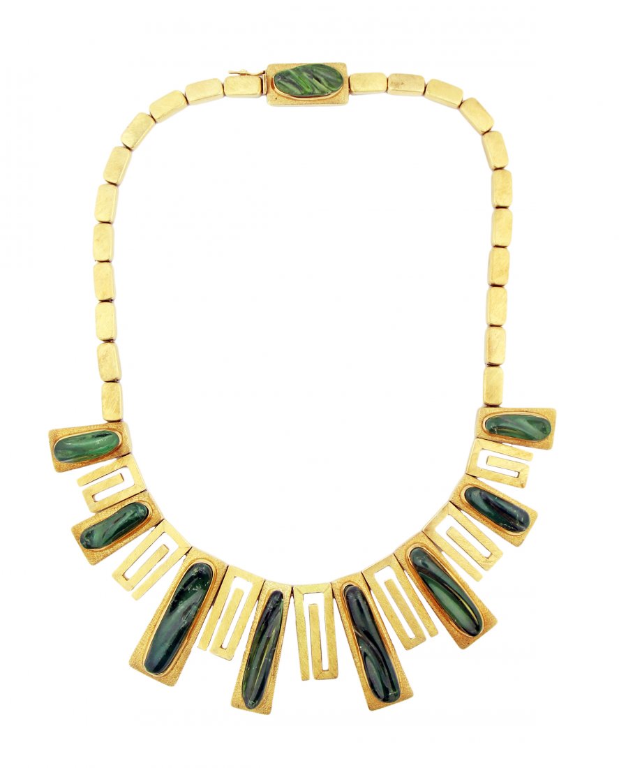 A FINE TOURMALINE NECKLACE BY BURLE AND BRAS (1 of 2)