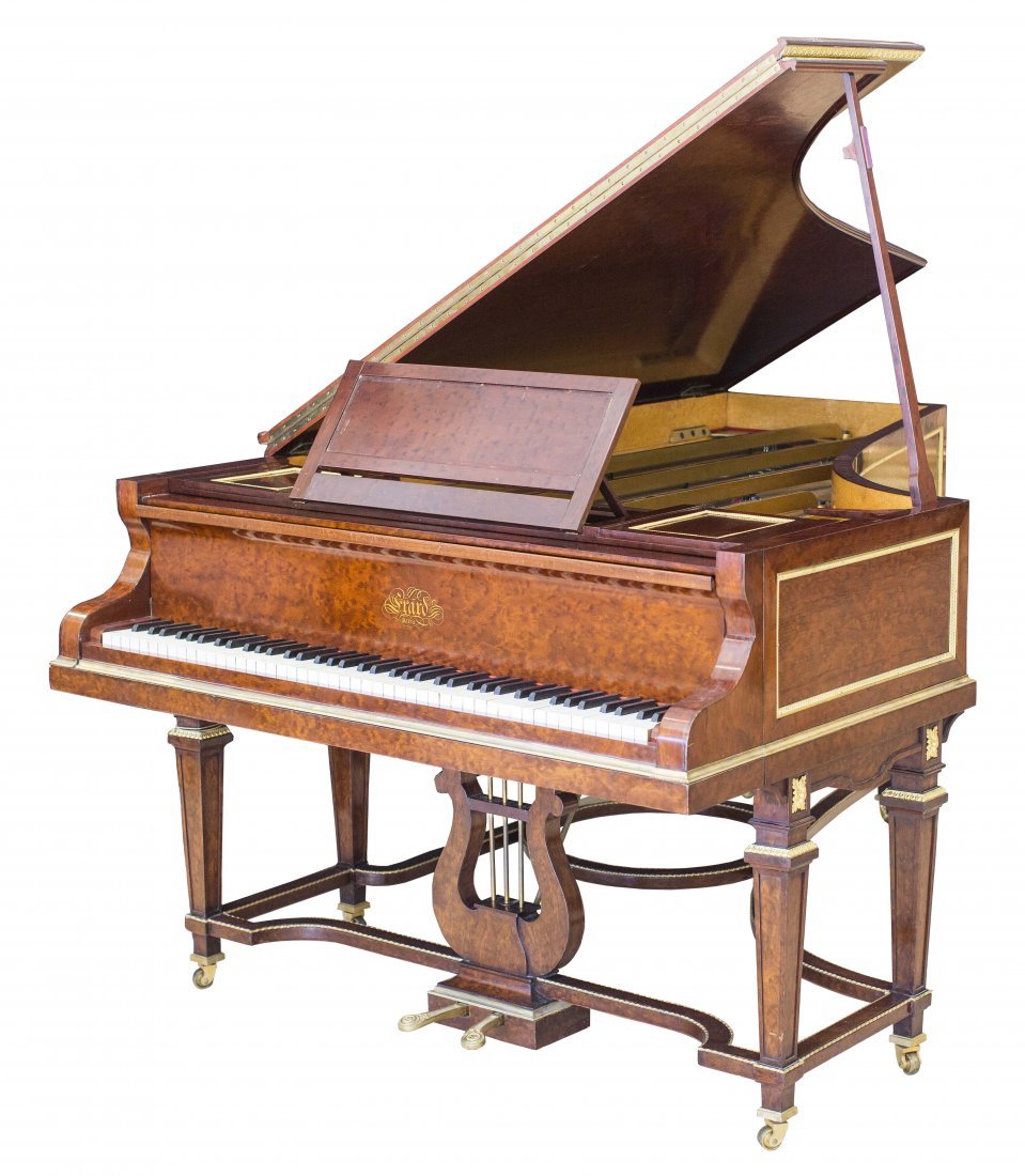 ERARD LOUIS XVI STYLE AMBOYNA GRAND PIANO (1 of 9)