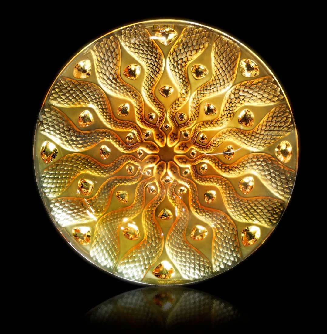LALIQUE FRANCE 20TH CENTURY "SERPENT" (1 of 1)