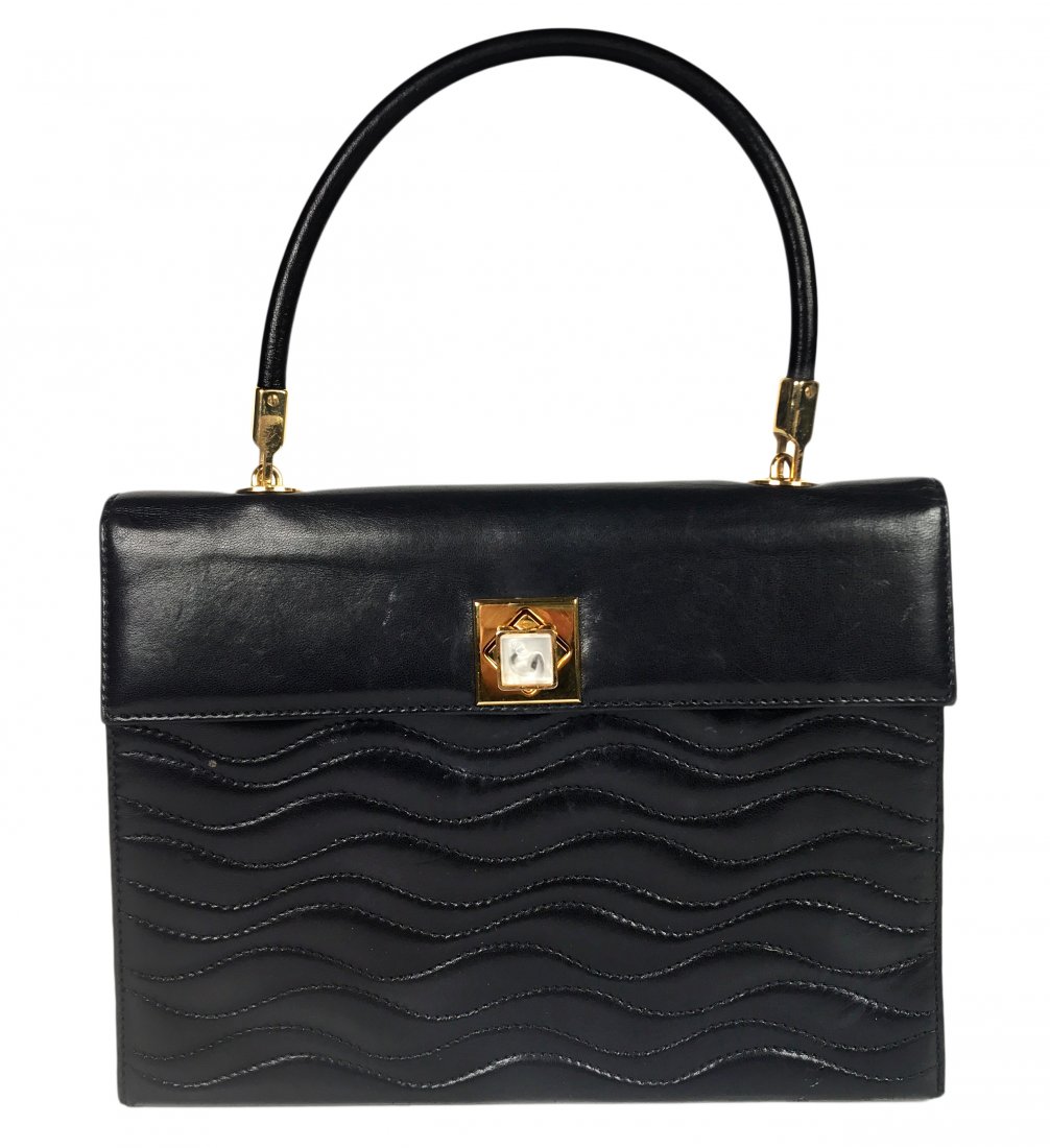 LALIQUE  QUILTED LAMBSKIN  SHOULDER BAG. (1 of 1)