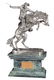LARGE STERLING SILVER BRONCO BUSTER AFTER REMIMGTON