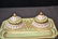 PORCELAIN DOUBLE INKWELL WITH CLAW FEET - 5