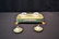 PORCELAIN DOUBLE INKWELL WITH CLAW FEET - 7