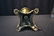 VICTORIAN B & H BRASS BANQUET ELECTRIFIED OIL LAMP - 9