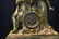 19thC FRENCH EMPIRE DORE BRONZE MANTLE CLOCK - 5