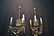 (Pr) BRONZE CANDELABRAS LAMPS WITH PUTTI - 5