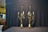 (Pr) BRONZE CANDELABRAS LAMPS WITH PUTTI - 8