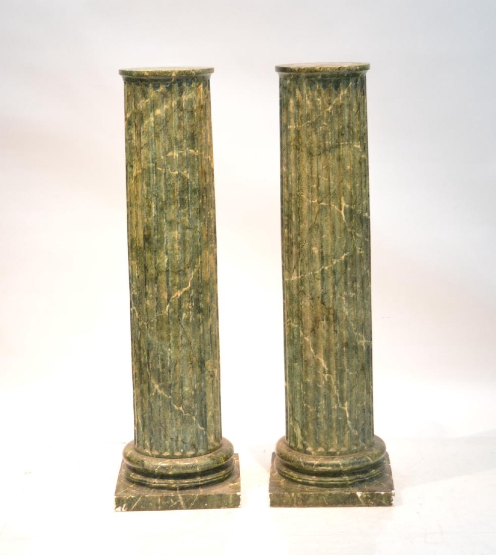 (Pr) DECORATIVE PLASTER COLUMNS: 15" x 15" x 50 1/2"