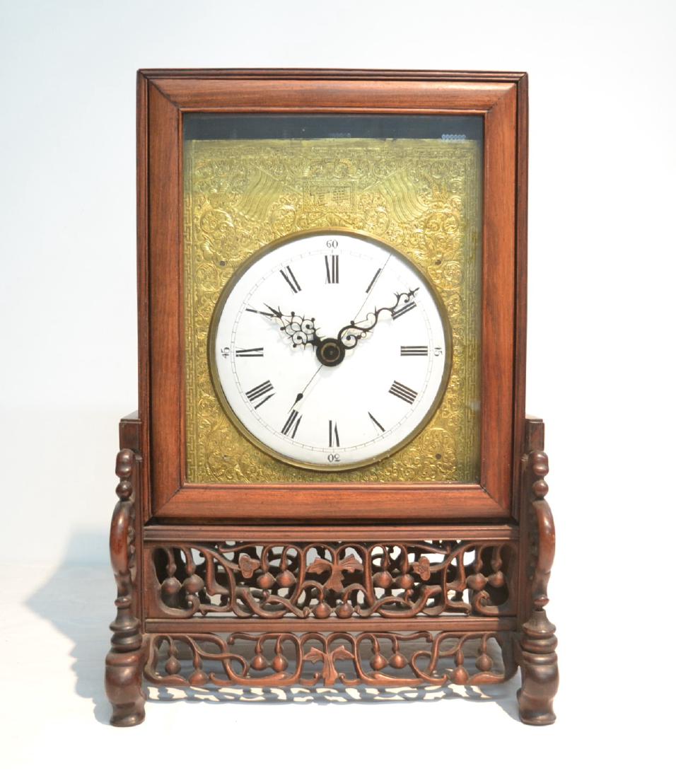 ANTIQUE CHINESE BRASS CLOCK SET IN ORNATELY Jan 30, 2018 Echoes