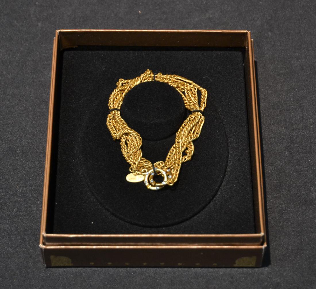36" JAY STRONGWATER "ADA" CHAIN WITH DOUBLE RING: CLASP