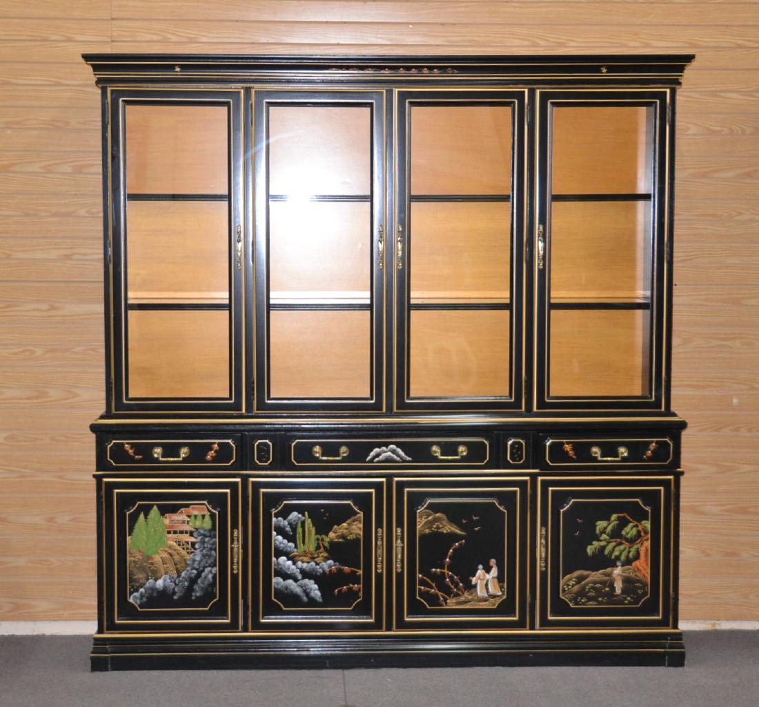 JASPER BLACK LACQUER BREAKFRONT