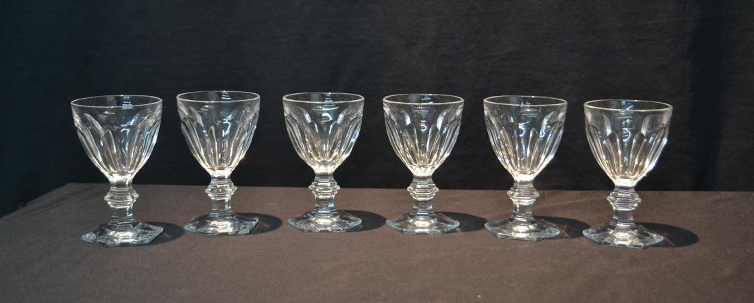(6) BACCARAT WINE GLASSES - 3 1/4" x 5": (6) BACCARAT WINE GLASSES - 3 1/4" x 5"