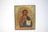 RUSSIAN WOOD ICON OF CHRIST WITH GOLD BACKGROUND - 2