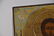 RUSSIAN WOOD ICON OF CHRIST WITH GOLD BACKGROUND - 7