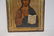 RUSSIAN WOOD ICON OF CHRIST WITH GOLD BACKGROUND - 8