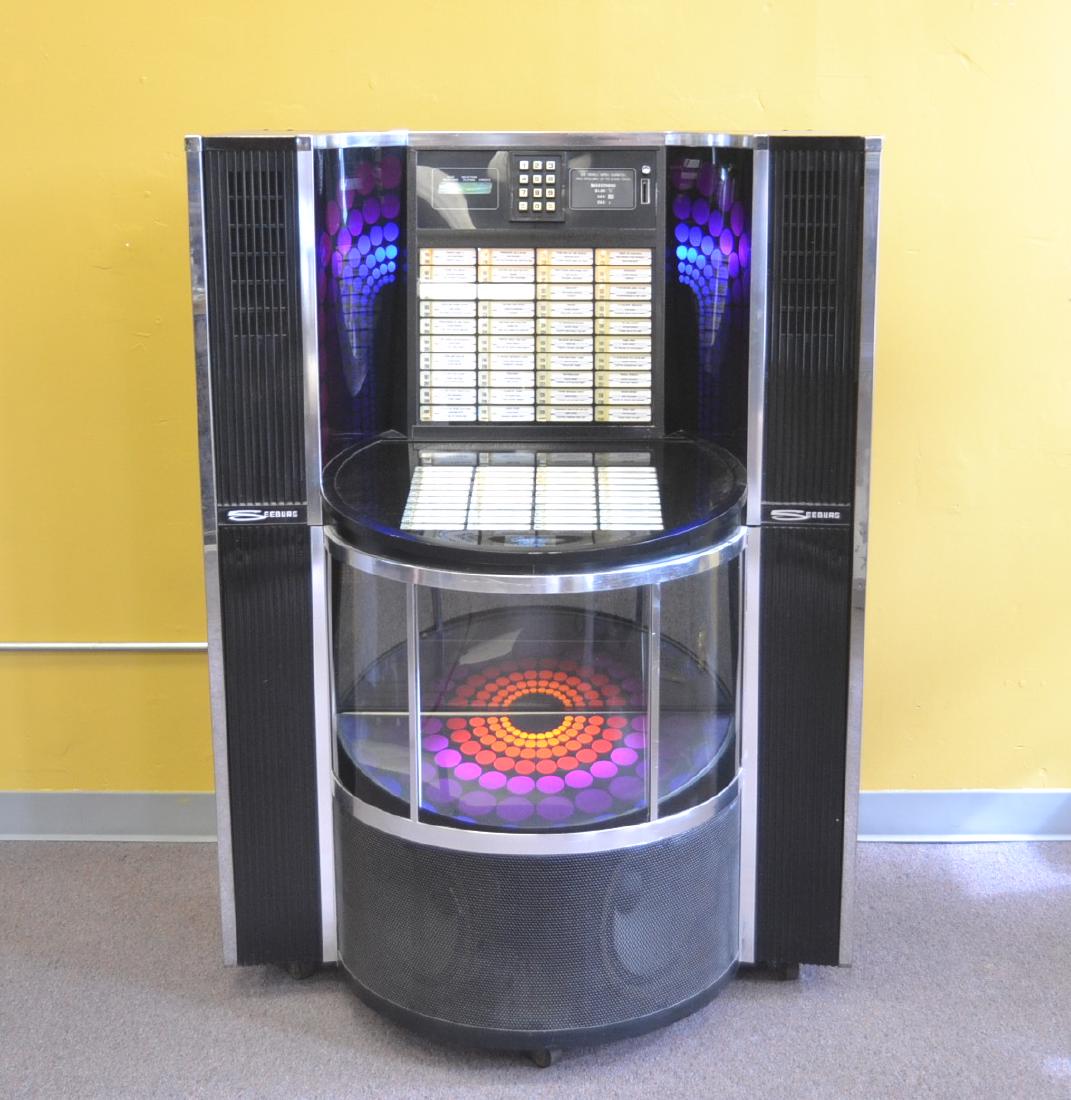 SEEBURG DISCO JUKE BOX , STEREO PHONOGRAPH: MODEL SMCI - 40 1/4" x 29" x 54 1/2"