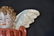 GERMAN PORCELAIN ANGEL HOLY WATER FONT - 4