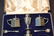 MAPPIN & WEBB STERLING SILVER CONDIMENT SET - 7