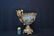 LARGE GILDED BRONZE & PORCELAIN CENTER PIECE - 6