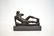 BRONZE RECLINING WOMAN , INITIALED - 2