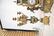 (3)pc IMPERIAL FIGURAL BRONZE & MARBLE CLOCK SET - 6