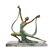 ART DECO STYLE COLD PAINTED BRONZE DANCER