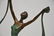 ART DECO STYLE COLD PAINTED BRONZE DANCER - 3