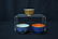 (3) WEDGWOOD FAIRYLAND LUSTRE 2-TONE BOWLS - 2