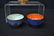 (3) WEDGWOOD FAIRYLAND LUSTRE 2-TONE BOWLS - 5