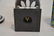 WEDGWOOD BLACK & WHITE TWIN HANDLE COVERED URN - 10