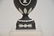 WEDGWOOD BLACK & WHITE TWIN HANDLE COVERED URN - 4